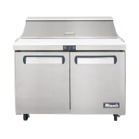 Migali C-SP48-12-HC 48 1/5" Competitor Series® Sandwich/Salad Prep Table w/ Refrigerated Bas...