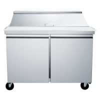 MoTak MEST-48-18-A 48 1/2" Mega Top Sandwich/Salad Prep Table w/ Refrigerated Base, 115v (5O...