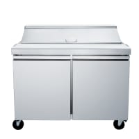 MoTak MEST-48-A 48 1/2" Sandwich/Salad Prep Table w/ Refrigerated Base, 115v (5O7O Series)