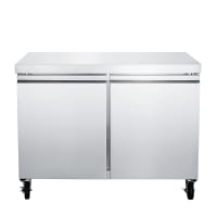MoTak MEUF-48-A 48 1/2" Undercounter Freezer w/ (2) Sections &amp; (2) Doors, 115v (5O7O Series)