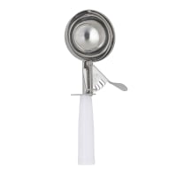 Winco ICD-6 White #6 Disher - 4.66 oz