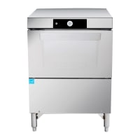 Hobart LXGNR-1 High Temp Undercounter Glass Washer w/ 30 Racks/hr Capacity - Built-in Booster, 12...