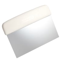 Dexter Russell 19783 SANI-SAFE® Dough Cutter/Scraper w/ White Plastic Handle - 6" x 3",...