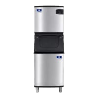 Manitowoc Ice IYP0620A/D420 537 lb Indigo NXT™ Half Cube Ice Machine w/ Bin - 383 lb Storage, Air Cooled, 115v