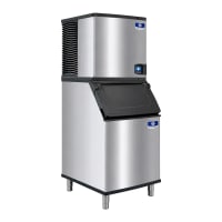 Manitowoc Ice IYP0600A/D570 672 lb Indigo NXT™ Half Cube Ice Machine w/ Bin - 532 lb Storage, Air Cooled, 208-230v