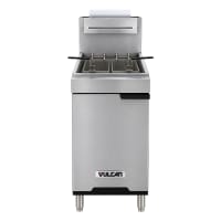 Vulcan LG300 Gas Fryer - 40 lb Vat, Floor Model, Natural Gas