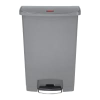 Rubbermaid 1883606 24 gal Rectangle Slim Trash Can, 22 2/5"L x 13 9/10"W x 32 1/2"...
