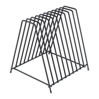 Browne Cutting Board Storage Rack w/ 10 Slots, Stainless (26099)