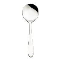 Browne 6" Bouillon Spoon with 18/10 Stainless Grade, Eclipse Pattern (502117)