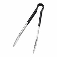 Browne 16"L Stainless Utility Tongs, Black (5513BK)