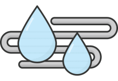 Water cooled condensers
