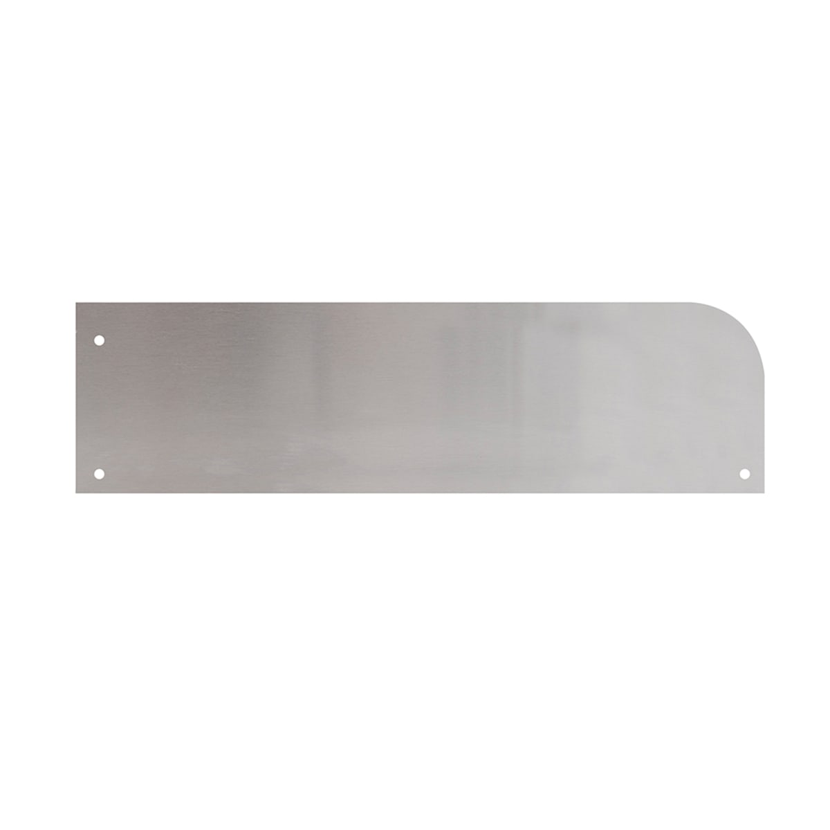 John Boos UBSS-18-R-X right-side stainless steel splash guard, 18 inches long by 5 inches high, with predrilled mounting holes