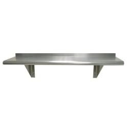 Advance Tabco WS-12-72 Solid Wall Mounted Shelf, 72"W x 12"D, Stain... Replacement Image