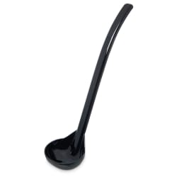 Carlisle 1 oz Carly® Salad Dressing Ladle - Plastic, Black (029503) Replacement Image