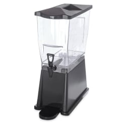 Carlisle 3 gal Beverage Dispenser - Plastic Container, Black Base (1085003) Replacement Image