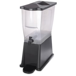 Carlisle 3 gal Beverage Dispenser - Plastic Container, Black Base (1085603) Replacement Image