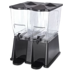 Carlisle 6 gal Beverage Dispenser - Plastic Container, Black Base (1085303) Replacement Image