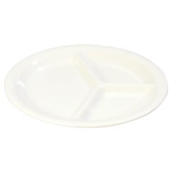 Carlisle 10 1/2" Round Melamine Dinner Plate, White (3300002) Replacement Image