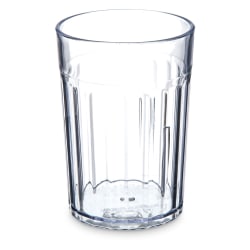 Carlisle 8 oz Clear Fluted Plastic Tumbler (110807) Replacement Image
