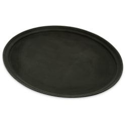 Carlisle Oval Serving Tray - 27 1/16x22 5/16", Fiberglass, Black (2700GR... Replacement Image
