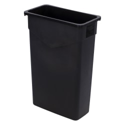 Carlisle 23 gallon Commercial Trash Can - Plastic, Rectangular, Built-in Hand... Replacement Image