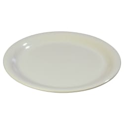 Carlisle 6 1/2" Round Melamine Pie Plate, Bone (3300842) Replacement Image