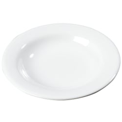 Carlisle 13 oz Round Melamine Pasta/Soup/Salad Bowl, White (3303402) Replacement Image
