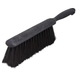 Carlisle 8" Counter/Bench Brush - Horsehair/Plastic, Gray/Black (3622503... Replacement Image