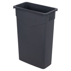 Carlisle 23 gallon Commercial Trash Can - Plastic, Rectangular, Built-in Hand... Replacement Image