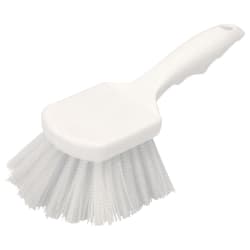 Carlisle 8" Utility Scrub Brush - Nylon/Plastic, White (3662000) Replacement Image