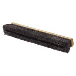 Carlisle 24" Push Broom Head - Wood Block, Horsehair/Poly, Black (360242... Replacement Image