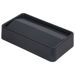 Carlisle Rectangle Swing Top Trash Can Lid - Plastic, Gray (34202423) Replacement Image