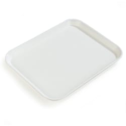 Carlisle Fiberglass Cafeteria Tray - 20 1/4"L x 15"W, Bone White (2... Replacement Image