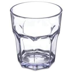 Carlisle 12 oz Clear Faceted Plastic Rocks Tumbler (581207) Replacement Image