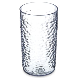 Carlisle 16 oz Clear Pebbled Plastic Tumbler (551707) Replacement Image