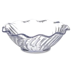 Carlisle 5 oz Tulip Berry Dish - Plastic, Clear (453107) Replacement Image