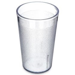 Carlisle 9 1/2 oz Clear Textured Plastic Tumbler (550607) Replacement Image