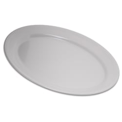 Carlisle 12" x 8-1/2" Oval Dallas Ware Platter - Melamine, White (... Replacement Image