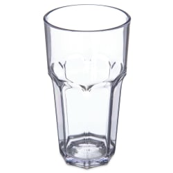 Carlisle 16 oz Clear Faceted Plastic Tumbler (581607) Replacement Image