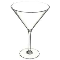 Carlisle 9 oz Alibi Martini Glass - Polycarbonate, Clear (564607) Replacement Image