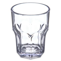 Carlisle 6 oz Clear Faceted Plastic Tumbler (580607) Replacement Image