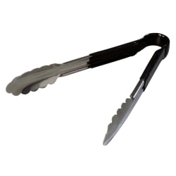 Carlisle 9 1/2" Stainless Utility Tongs, Black (60756003) Replacement Image