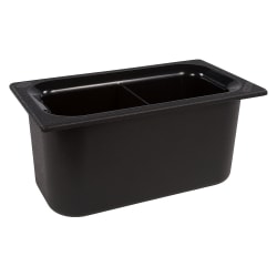 Carlisle Third Size Food Pan - Plastic, Black (CM110303) Replacement Image