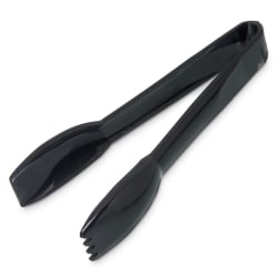 Carlisle 6"L Plastic Salad Tongs, Black (460603) Replacement Image