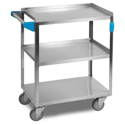 Carlisle 3 Level Stainless Utility Cart w/ 500 lb Capacity, Flat Ledges (UC50... Replacement Image