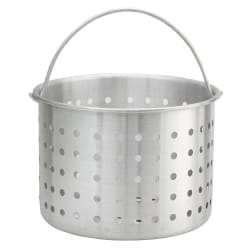 Winco ALSB-40 40 qt Aluminum Steamer Basket, 11 4/5" dia, 11 4/5"H Replacement Image