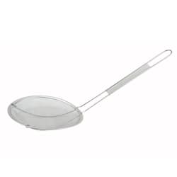 Winco MSS-6.5F 6 1/2" Round Strainer w/ Single Fine Mesh, Stainless Replacement Image