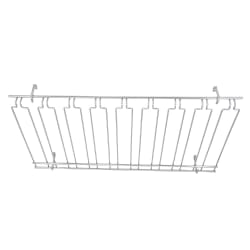 Winco GHC-1836 Overhead Glass Rack, 18" X 36" X 4 in, Chrome Plated Replacement Image
