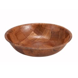 Winco WWB-12 12" Woven Wood Salad Bowl Replacement Image