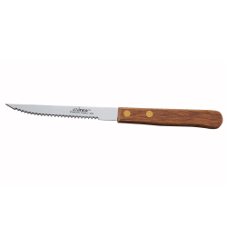 Winco K-35W Economy Steak Knife w/ 4" Blade & Wooden Handle Replacement Image
